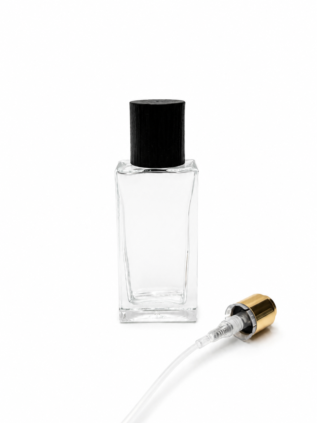 İNCE BELLİ ŞİŞE TAKIM 30 ML SİYAH AHŞAP KAPAK - 1027 - 1