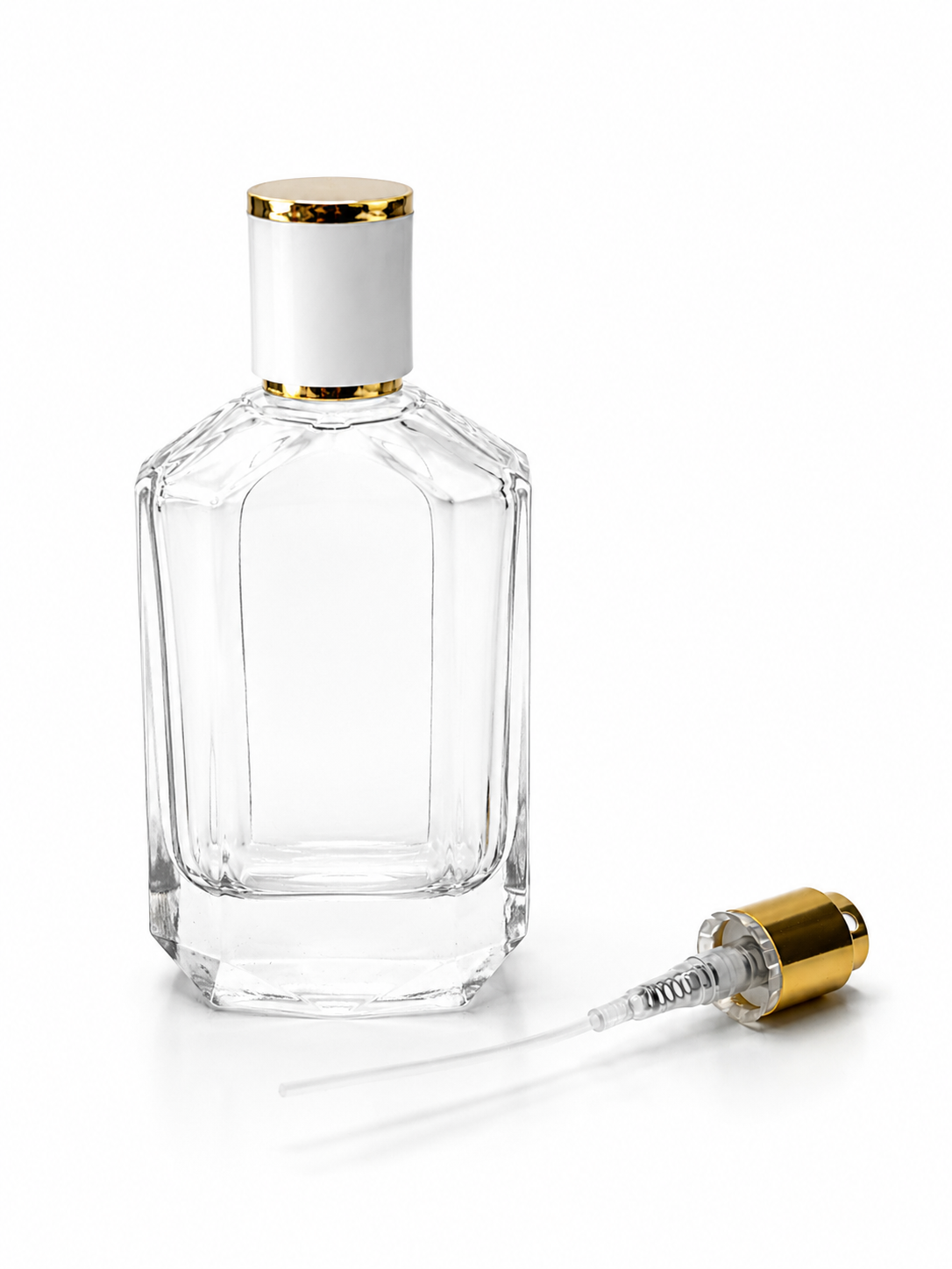 KÖŞELİ KONİK ŞİŞE TAKIM 100 ML - 1006