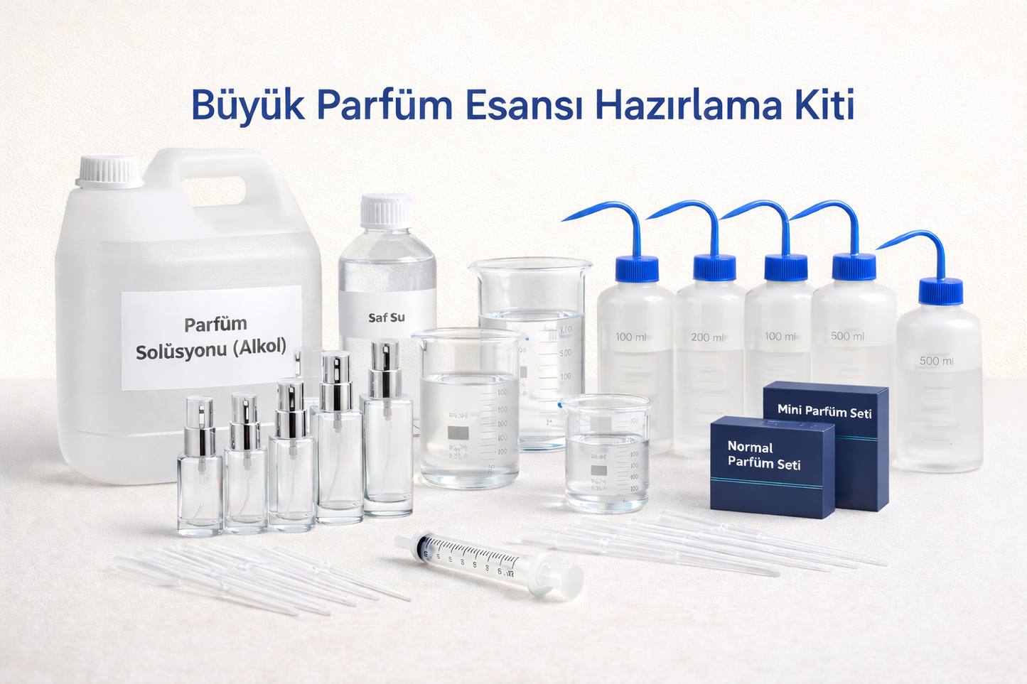 Büyük - Parfüm Esansı Hazırlama Kiti