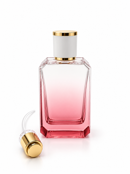 ANGEL 50 ML ŞİŞE KIRMIZI RENK BEYAZ GOLD KAPAK