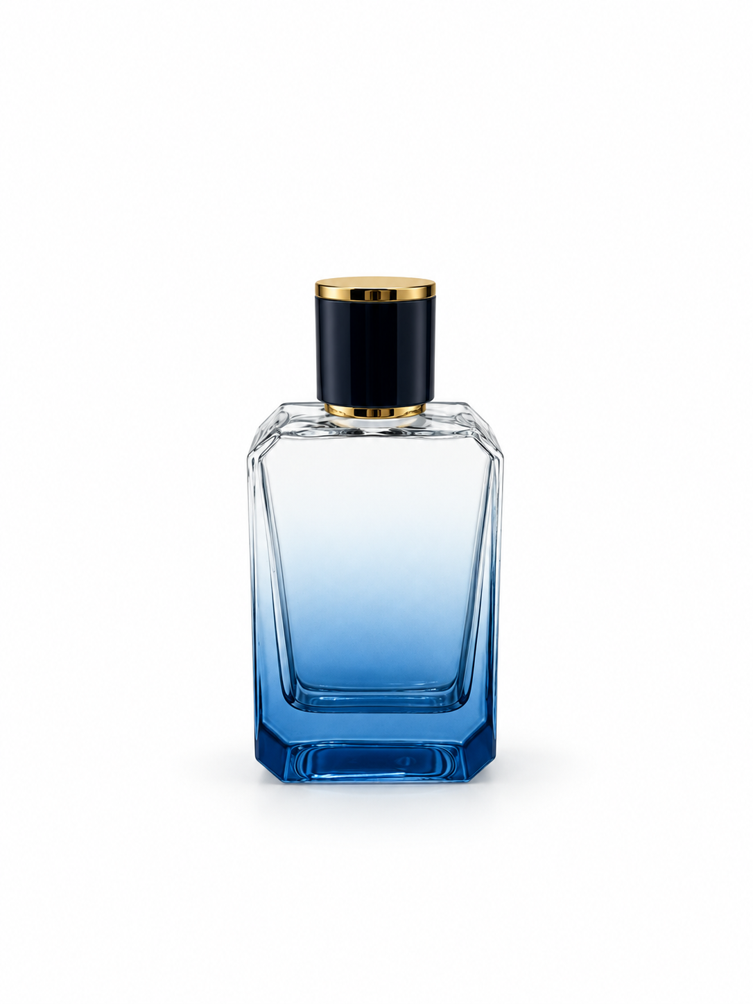 ANGEL 50 ML ŞİŞE MAVİ RENK SİYAH GOLD KAPAK