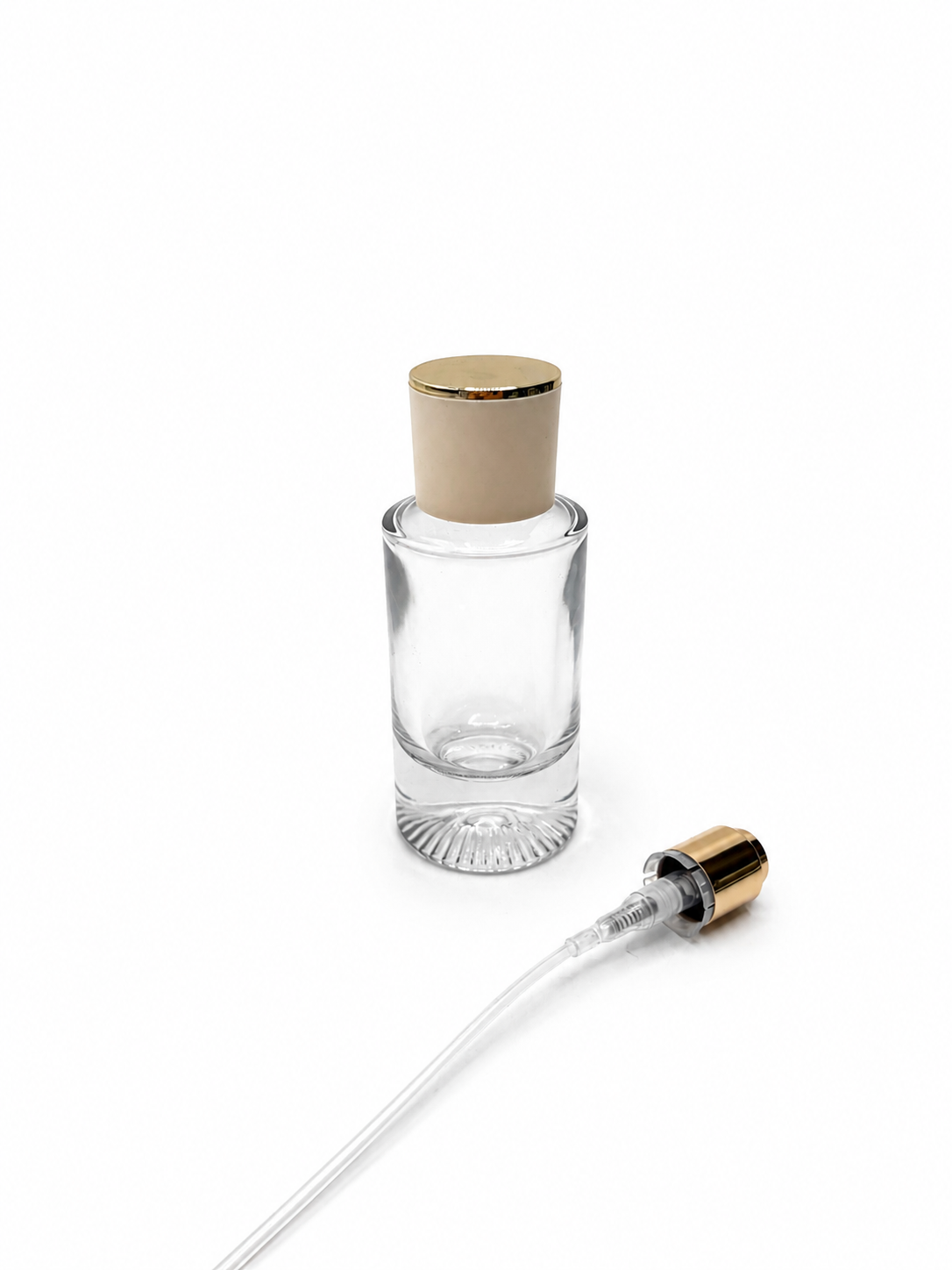 ŞEFFAF SİLİNDİR ŞİŞE TAKIM 50 ML - 1028 - 1