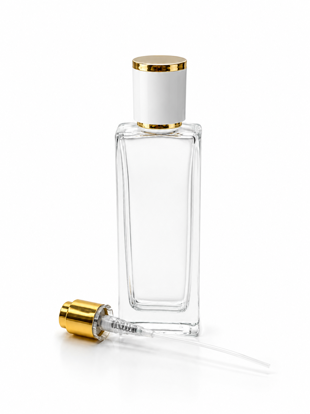 İNCE BELLİ DİKDÖRTGEN ŞİŞE 50 ML TAKIM - 1005