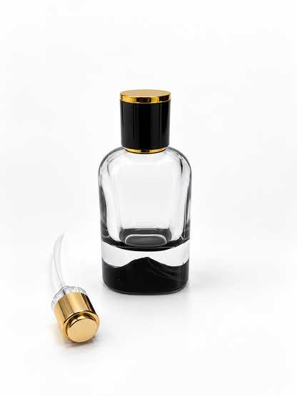 DAĞ ŞİŞE 50 ML SİYAH RENK SİYAH GOLD KAPAK