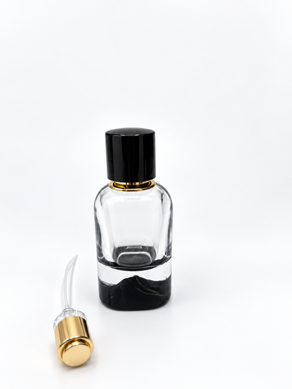 DAĞ ŞİŞE 50 ML SİYAH YÜZÜKLÜ KAPAK