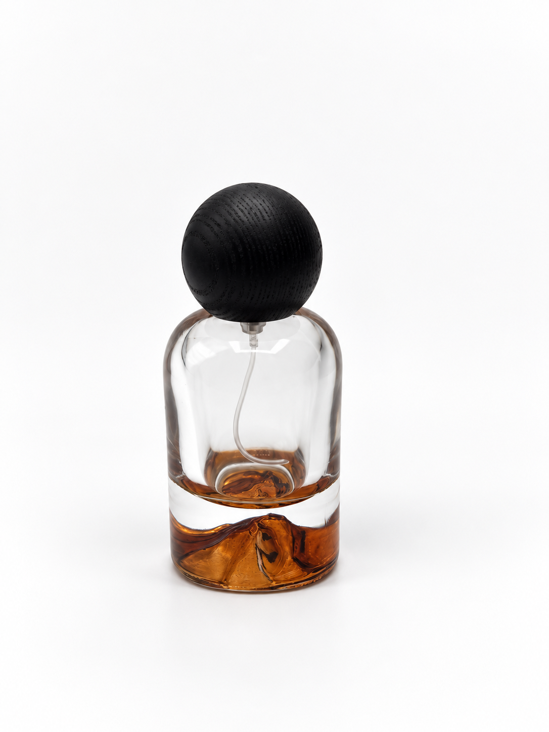 DAĞ ŞİŞE 50 ML AMBER AHŞAP SİYAH KAPAK