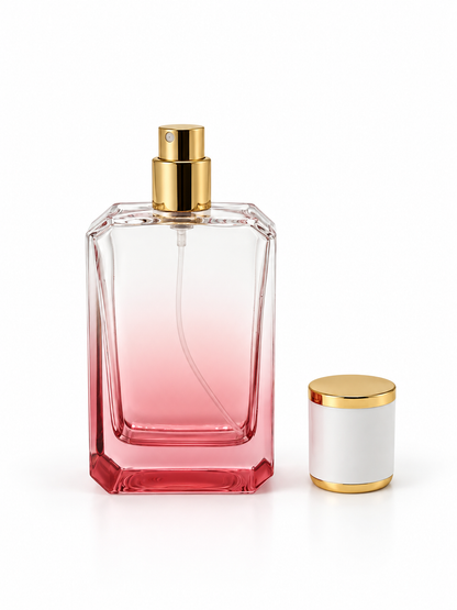 ANGEL 50 ML ŞİŞE KIRMIZI RENK BEYAZ GOLD KAPAK