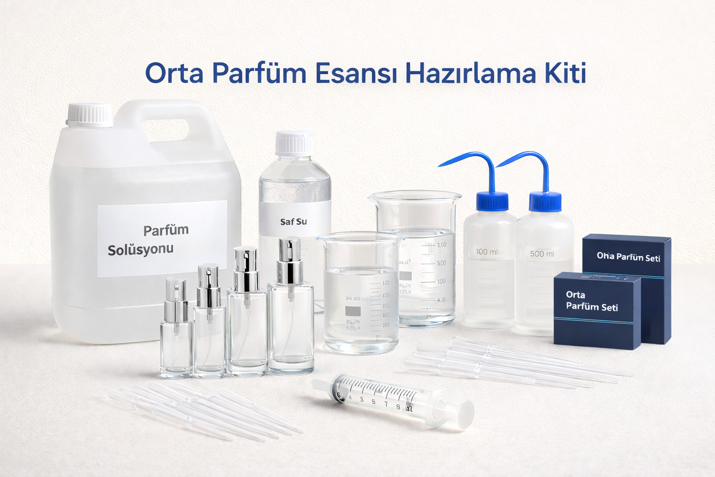 Küçük - Parfüm Esansı Hazırlama Kiti